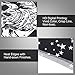 Skull Tapestry Meditation Skeleton Wall Hanging Tapestry, Chakra Starry Tapestry-Black and White Stars, Mural for Bedroom, Living Room, Dorm, Home Decoration (59.1