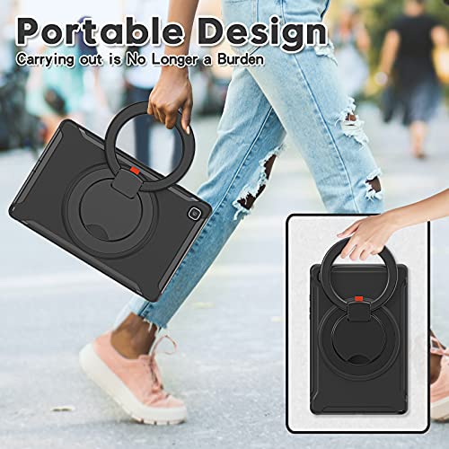 Coque Samsung Tab A7 incassable protège écran intégrale noire - 7