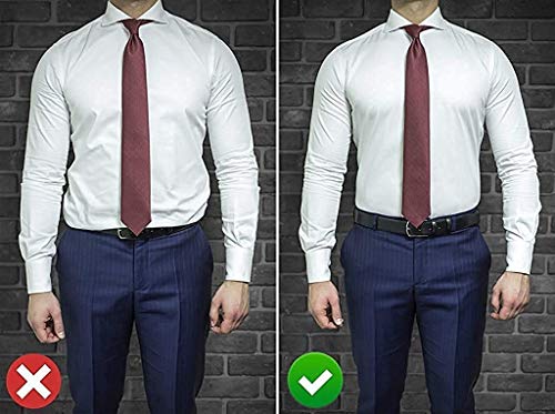 Image of Shirt Stays Tucker Garter for Men Women Belt Elastic Slip Adjustable Black