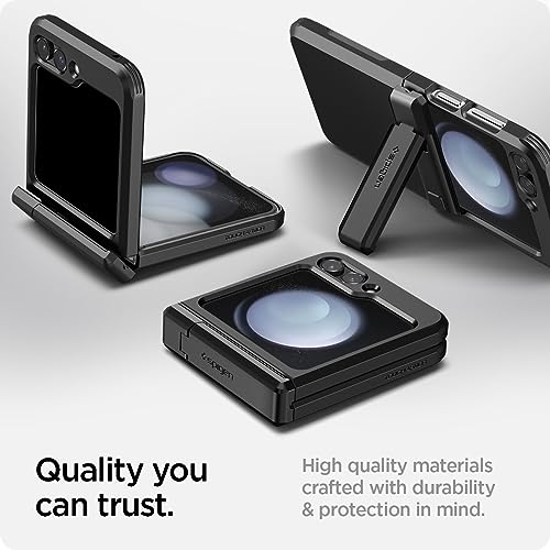 Spigen Tough Armor Pro [Hinge Protection] Designed for Galaxy Z Flip 5 Case (2023) - Black - image 7