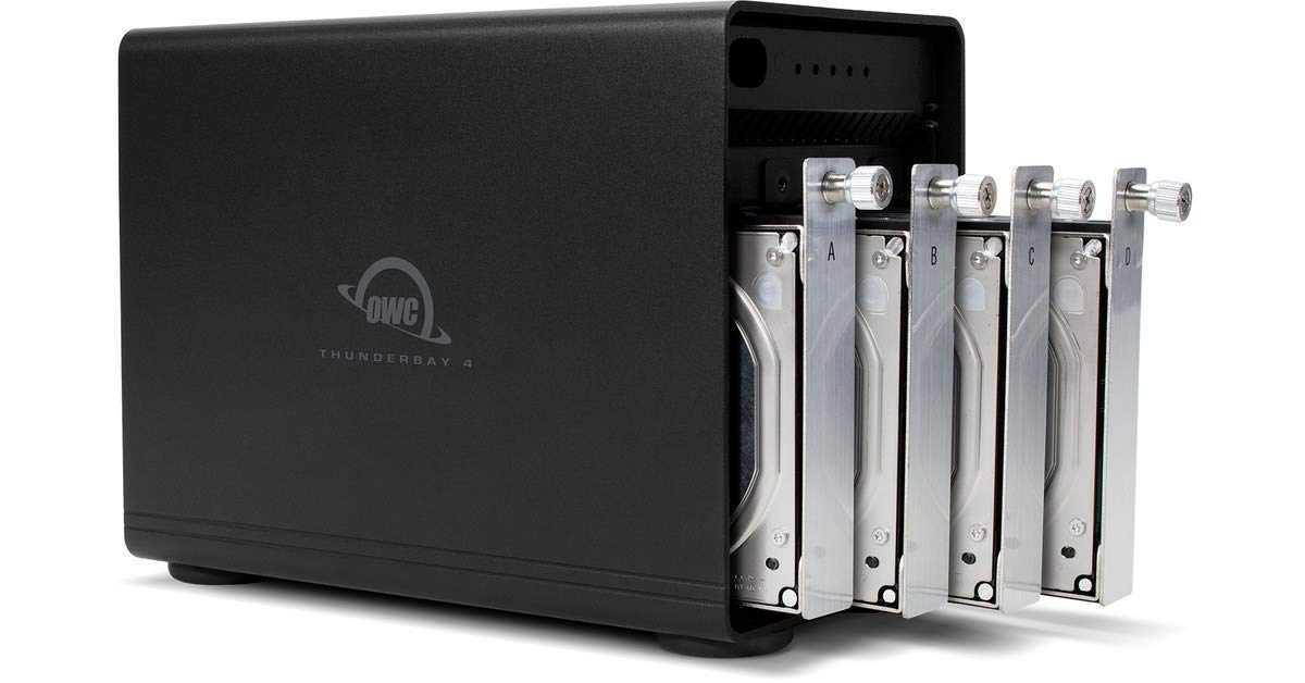 OWC 0 GB ThunderBay 4 Raid Ready (JBOD) Solución de Almacenamiento de Disco Duro de 4 Unidades con Puertos Thunderbolt 3 duales