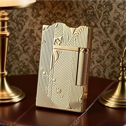Encendedor vintage Sanji cobre recargable con gas butano miniatura 5