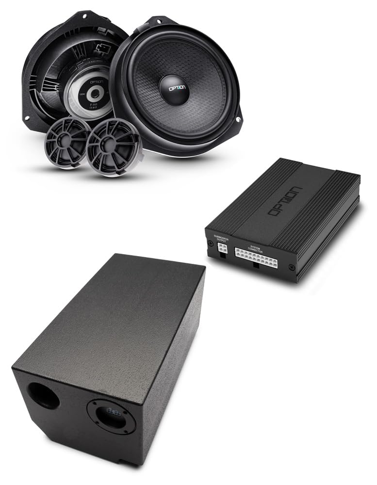 Option Soundsystem V2 kompatibel mit FIAT Ducato Serie 9-100% Plug & Play Soundupgrade mit DSP-Verstärker und fahrzeugspezifischen Subwoofer Rock-1 und Front-Lautsprecher-System