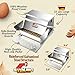 SYSKING Automatic Chicken Feeder - Chicken Feeders No Waste, 25 LB Large Metal Treadle Rat Proof Poultry Feeder for 6-12 Chickens for 10 Days, Weatherproof Lid, Galvanized Steel
