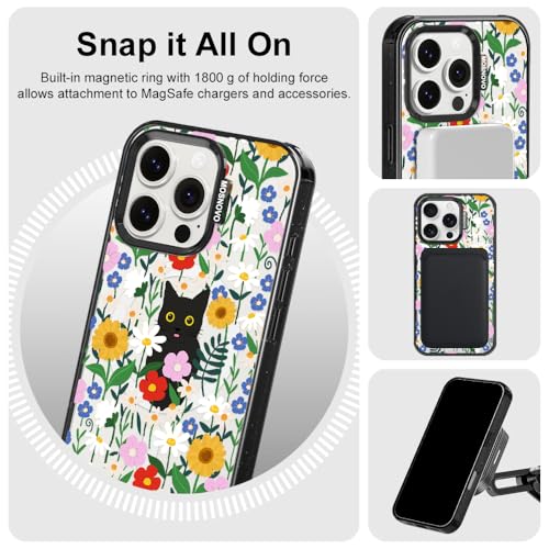 Coque antichoc iPhone 16 Pro MagSafe protection rigide design chat