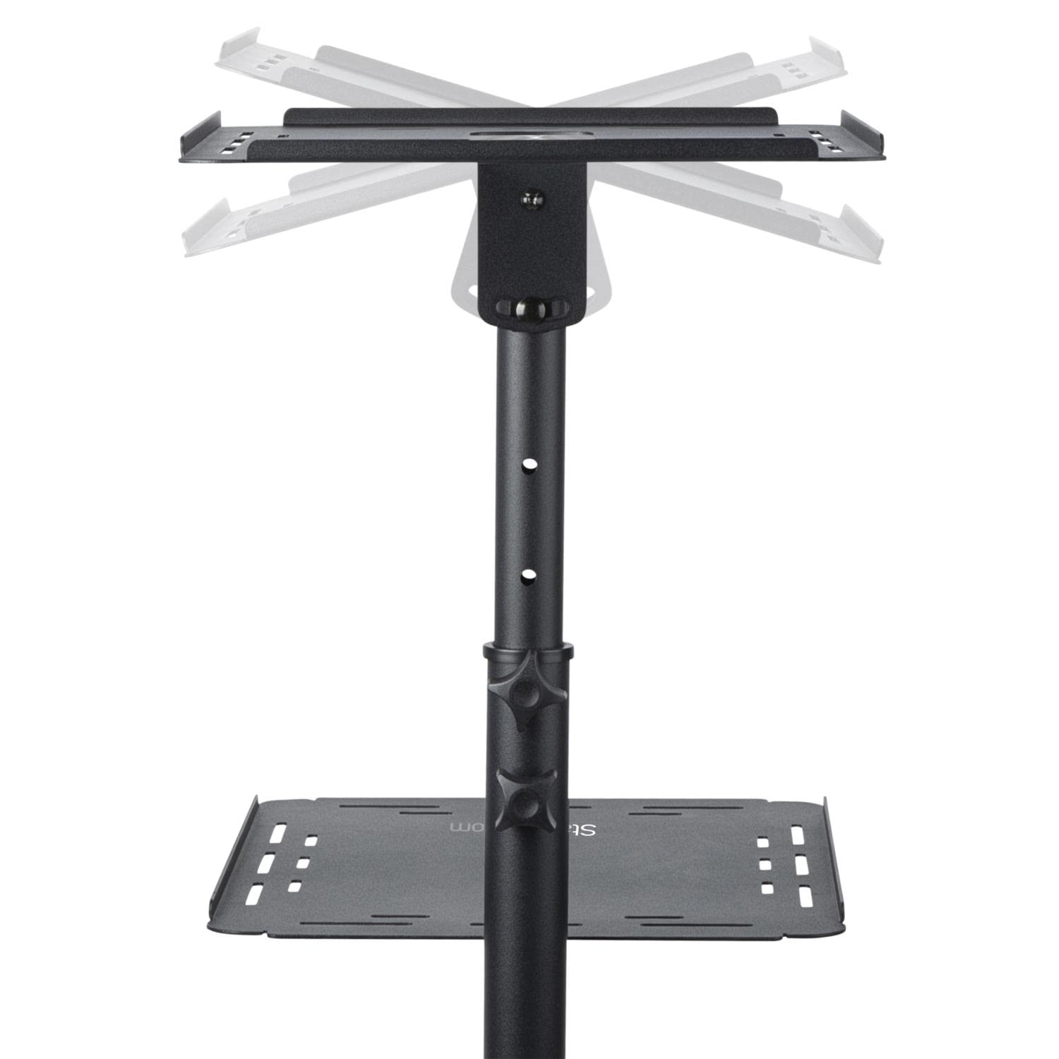 StarTech.com Table Vidéoprojecteur Support Projecteur Robuste 2 Étagères 10kg Hauteur Réglable Chariot Mobile Roues Vérouillables