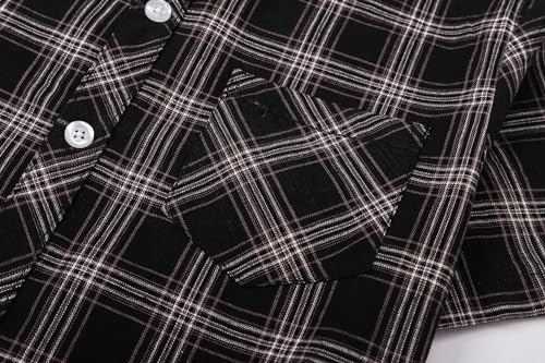 Image of SANGTREE Summer Button Down Shirts Cottn Tops for Men Women Boy Girl