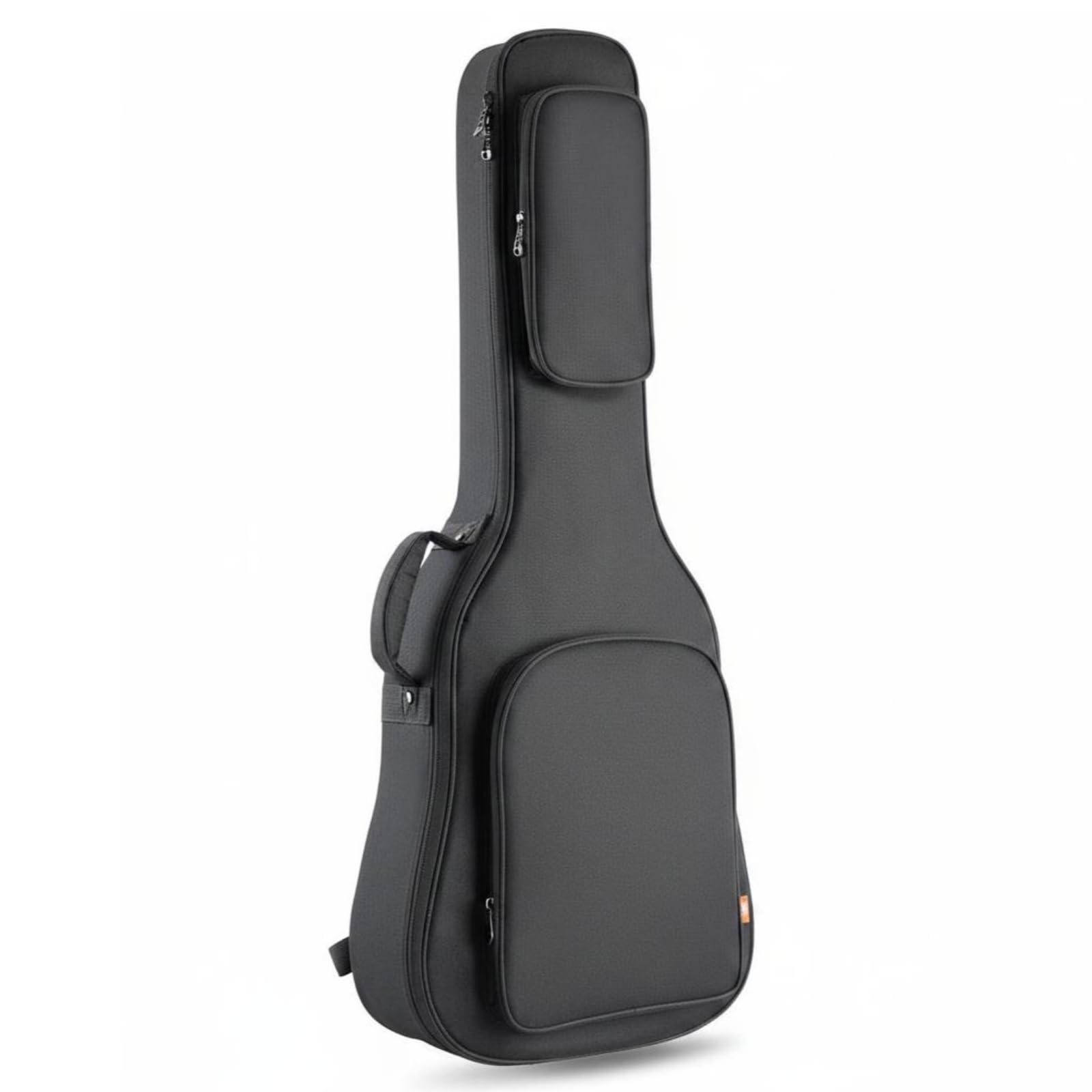 Custodia Impermeabile Chitarra Classica Borsa Zaino Astuccio con Spallacci Regolabili E Manico Laterale Imbottitura, 39 Pollici, Modello Rinforzato, Nero Standard