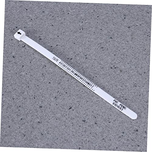 Kit medidor de talla de anillo portátil para ajustar dedos con precisión total 6