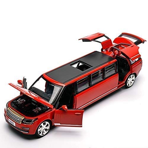 FEXXA Exclusive Alloy Metal Pull Back Die-cast Car Scale Model with Sound Light Mini Auto Toy for Kids Metal Model Toy Car with Sound and Light?New Version? (Long Range Rover - RED) (B0CJ3SFX5V) Amazon Price History, Amazon Price Tracker