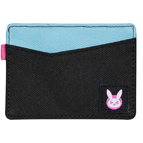 JINX Overwatch D.Va Travel Card Wallet, Black, Standard Size