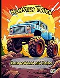 Kolorowanka dla Dzieci Monster Truck: Unikalna Kolorowanka dla każdego Dziecka lubiącego mocne Amerykanskie samochody OFF Road oraz Monster Trucki. ... samochody v8 kazda okazja Dla nastolatków - Kolorowanki DlaDzieci 