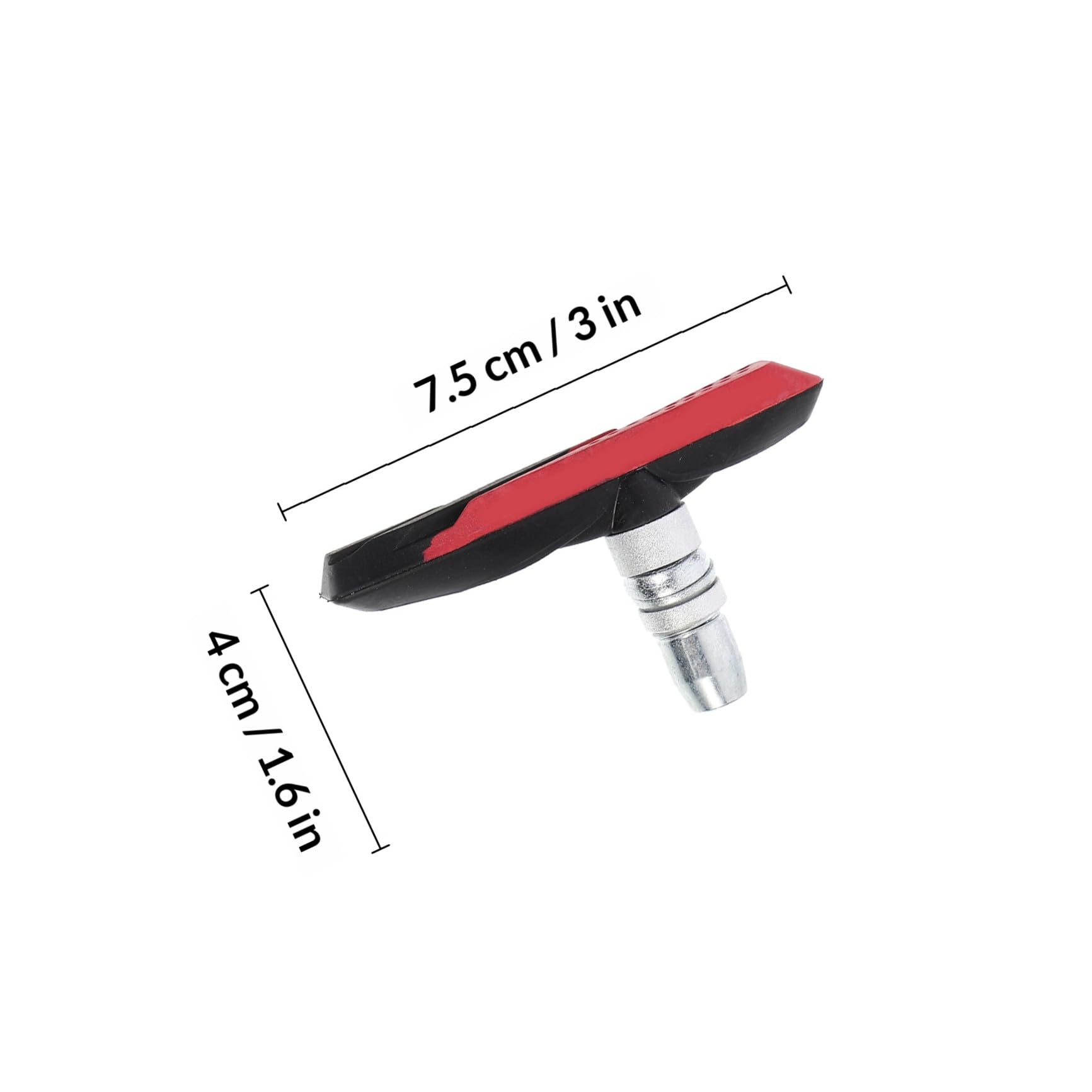 HANABASS Pastiglie dei Freni della Bicicletta Attrezzi del Freno Blocco Freno Bici Ceppi Freno per Mountain Bike Bicicletta in Feltro Blocco Freno Ciclistico Gomma Vergine Black