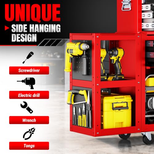 LDHTHOPI 8-Drawer Rolling Tool Chest