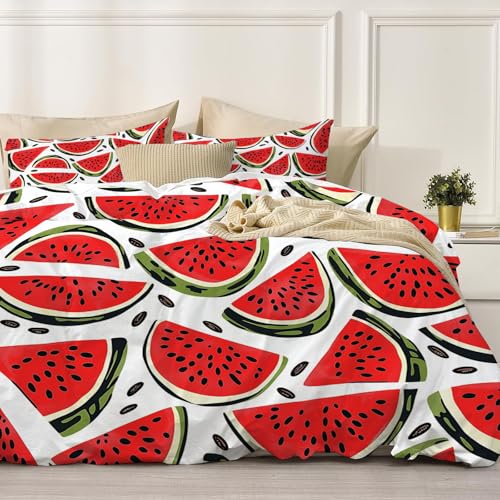 Parure de couette abstrait contre la chaleur nocturne lit microfibre doux