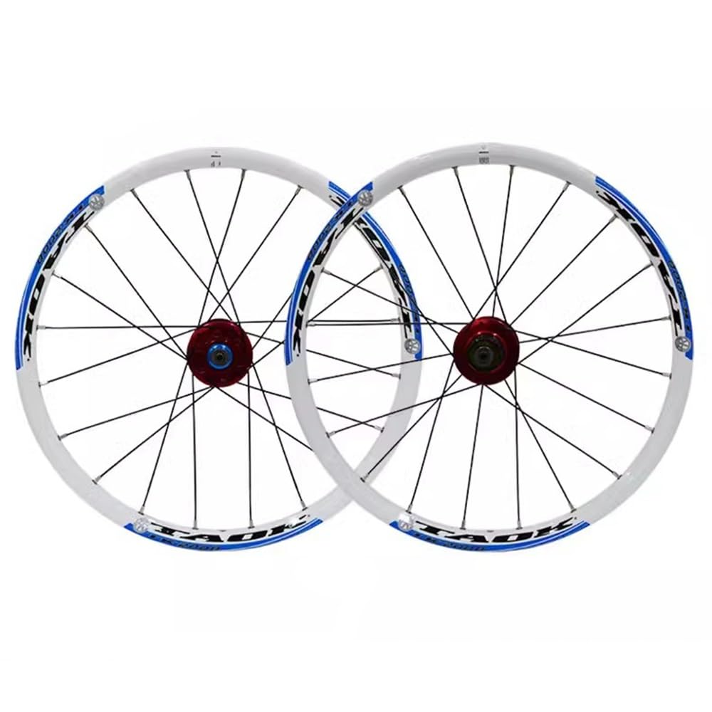 Juego de Ruedas con Freno de Disco 406 20" para Bicicletas Plegables BMX