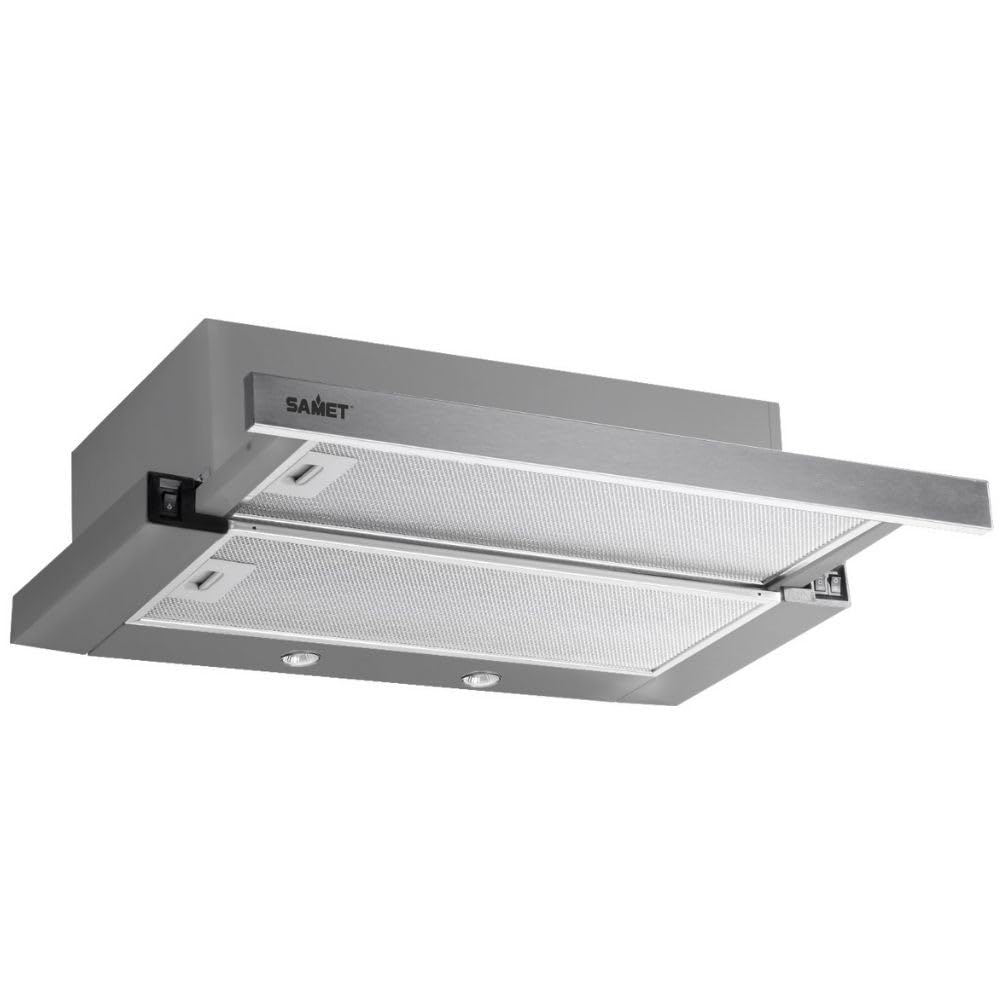 Cappa sottopensile 90 cm Slim in inox con motore - Samet