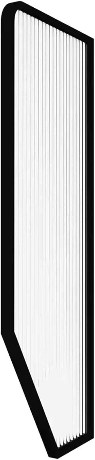 Privacy Urinal Divider Screen for Hotel Bathroom Wall Mounted Translucent Partition Accessories for Public Restrooms Black 15.7x47.2in