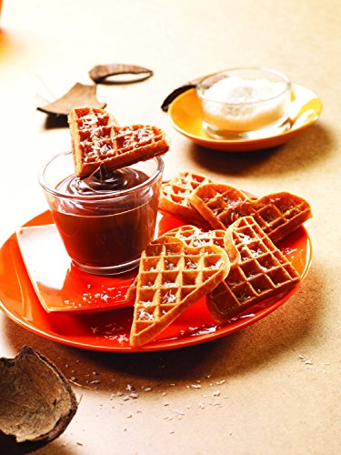 Tefal Coffret Snack Collection 2 plaques gaufre cœur + 1 livre de recettes XA800612 - vue 6