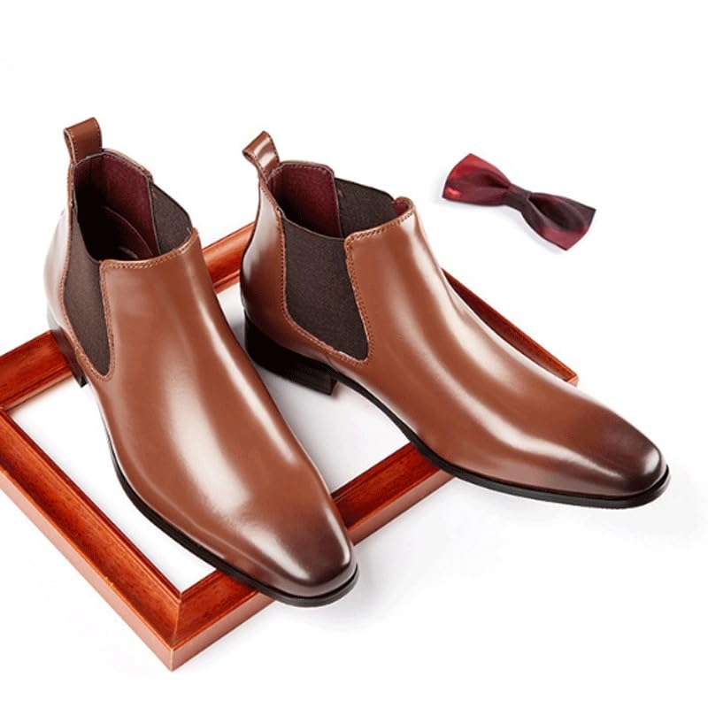 Men's Business Wingtip Lace Up Dress Shoes Men Comfort Hand Stitched Breathable Formal Derby Shoes2