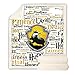 TWapRE Coperta Quadrata di Stampa del Fumetto 3D, Coperta Morbida del Tiro Caldo per I Bambini Adulti, 100% Microfibra, Lavabile Macchina,Hufflepuff,150x200cm