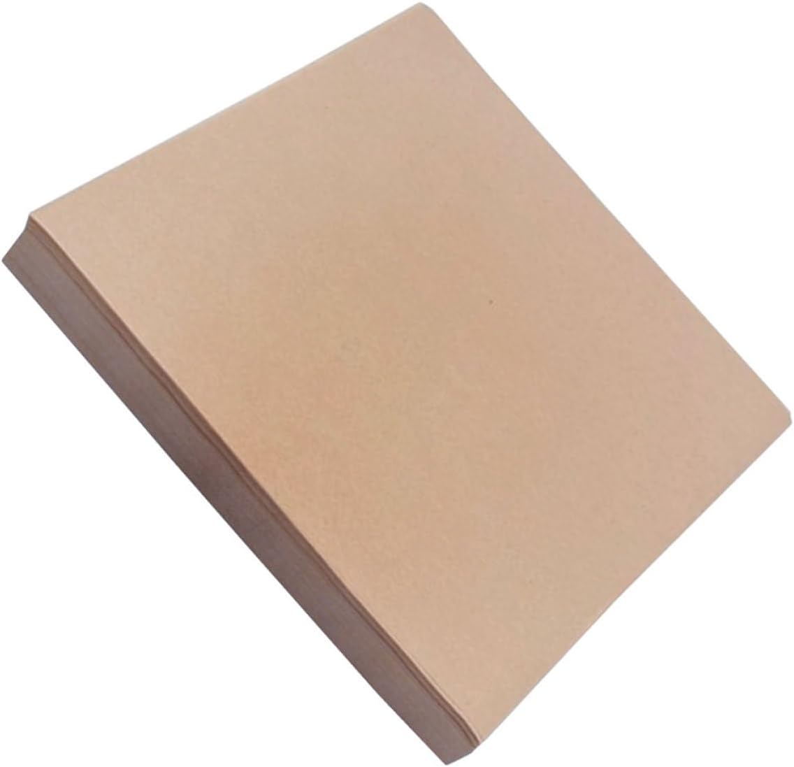 BESTYASH 200pcs 20cm Square Oven Parchment Paper Sheets Non-stick Unbleached Baking Liners for Pizza Bread Meat Grilling and Frying Food Oil Absorbing Pads