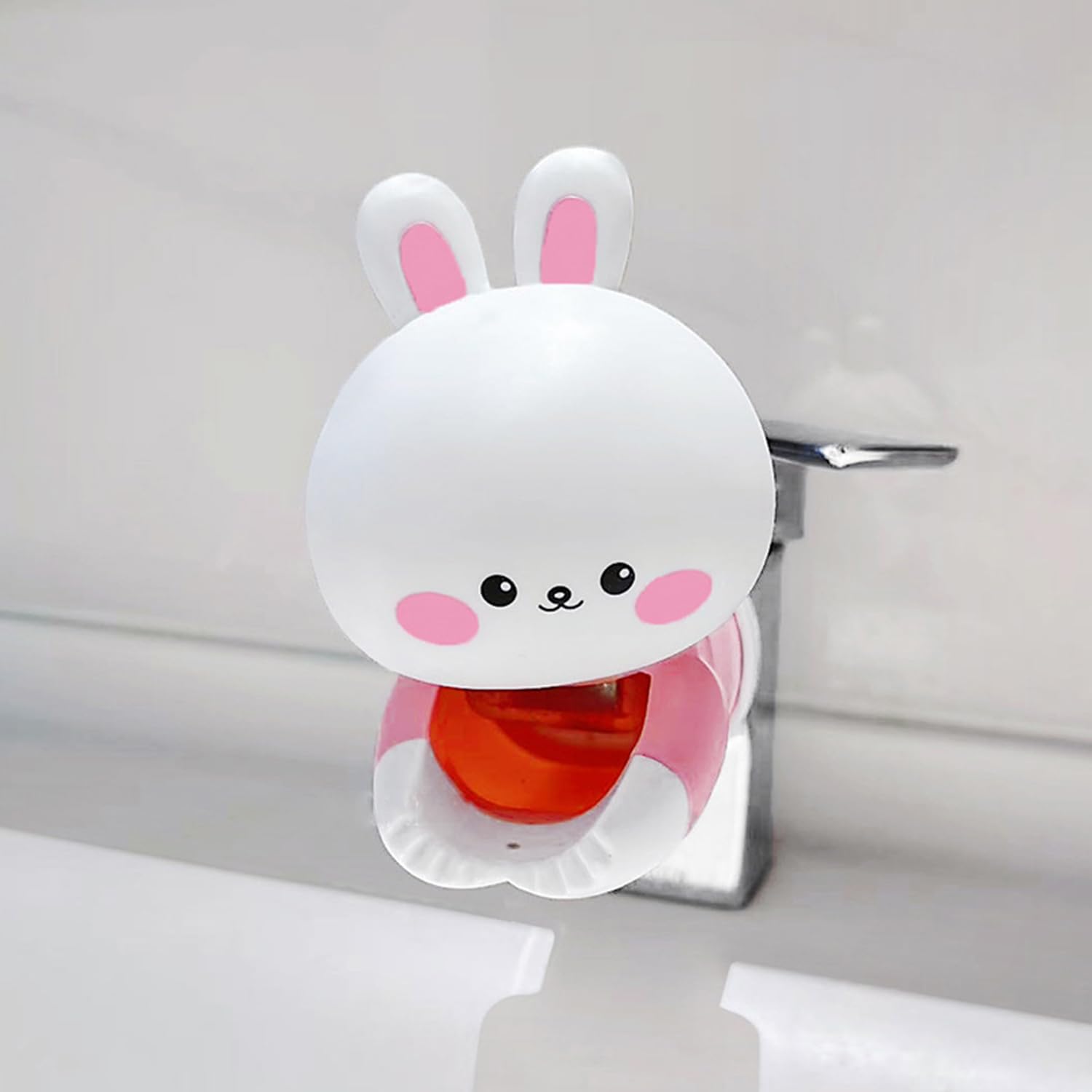 Cubierta del Grifo del Baño del Bebé,Extensor Grifo Bebe,Cubierta del Caño del Baño del Bebé, Cubierta Protectora Universal del Grifo,Extensor de Grifo de Agua,Grifo Extender (rosa)
