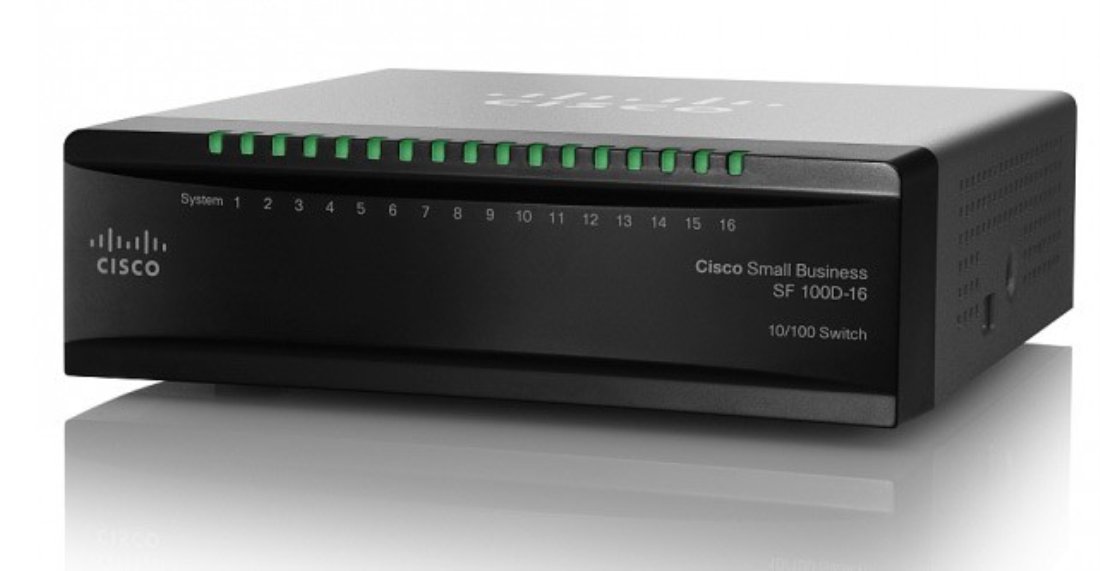 Cisco SF100D-16-UK Switch non gestito serie 100 per piccole imprese
