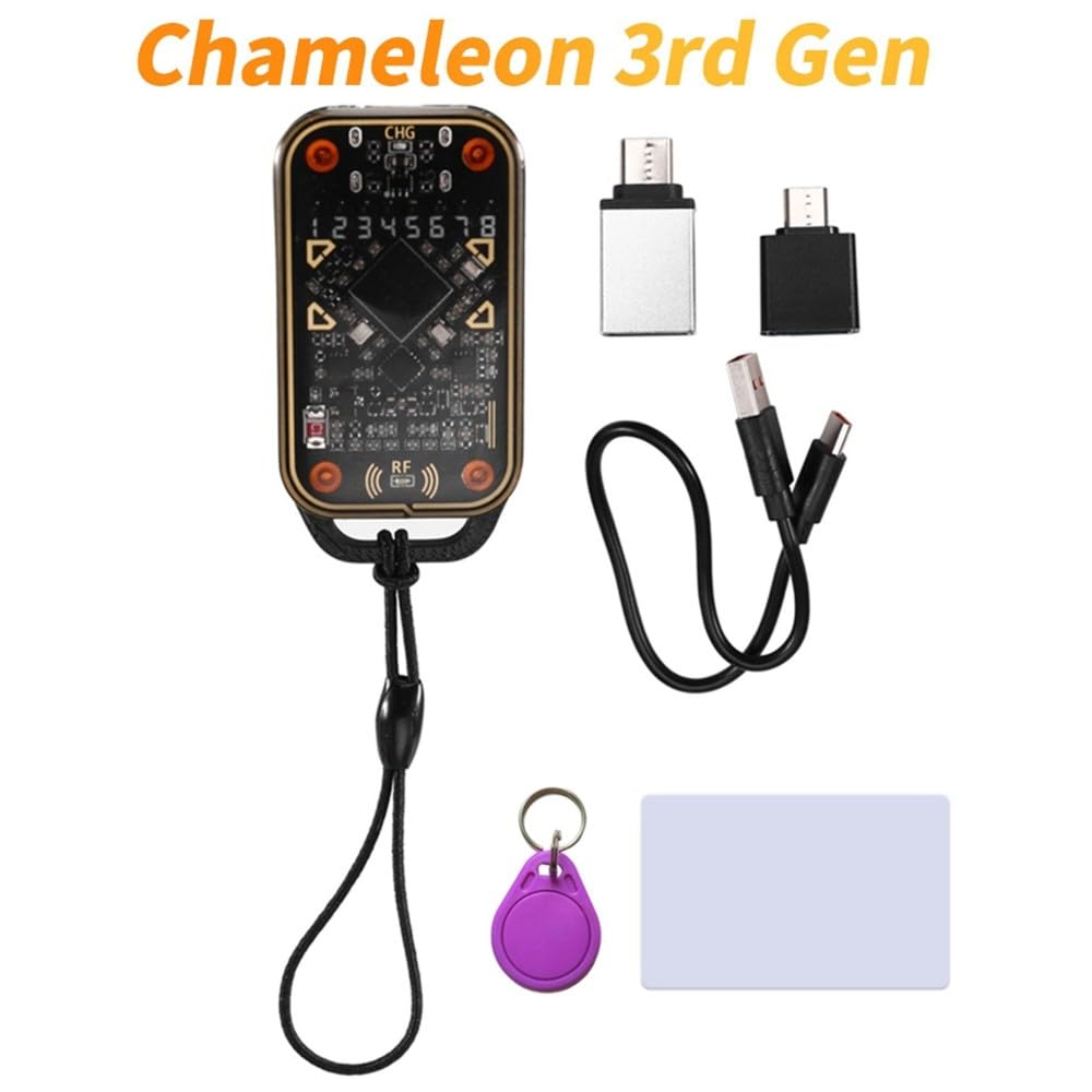 Chameleon Ultra V3.0 RFID Smart Card Emulator NFC Lese- und Schreibgerät 125Khz 13.56Mhz ID IC Tag Kopierer +1XUID Schlüsselanhänger/CUID Karte