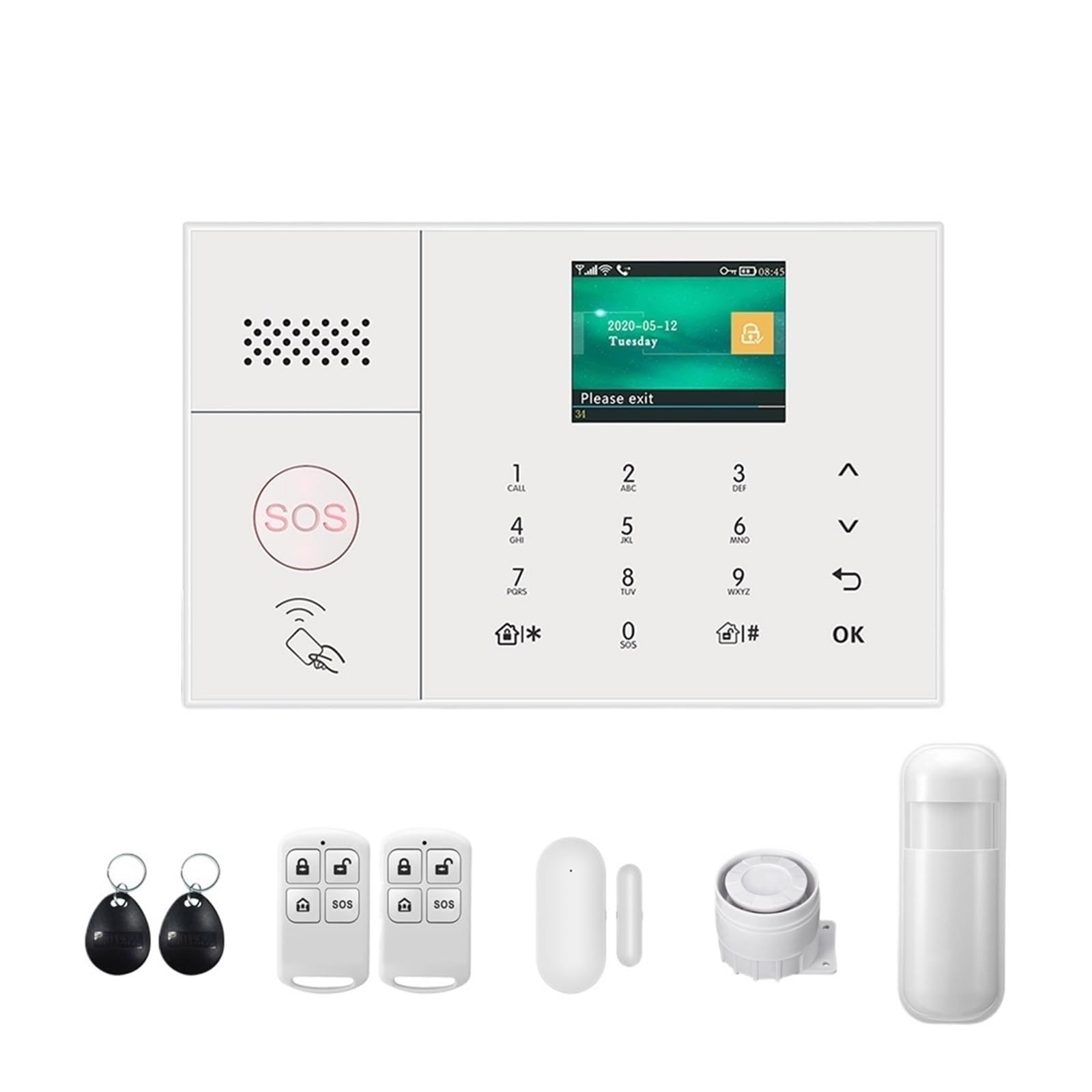 Alarma WiFi con monitorización remota en el móvil y cámara