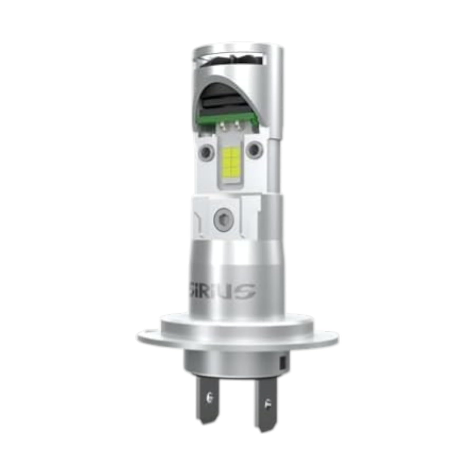 Sirius XL H718 AIR - Kit 2 Lampadine a LED H7 H18 12V 6500K Raffreddamento con Ventola Superiore – Retrofit LED Compatto Alta Potenza – Compatibili con Fari Originali