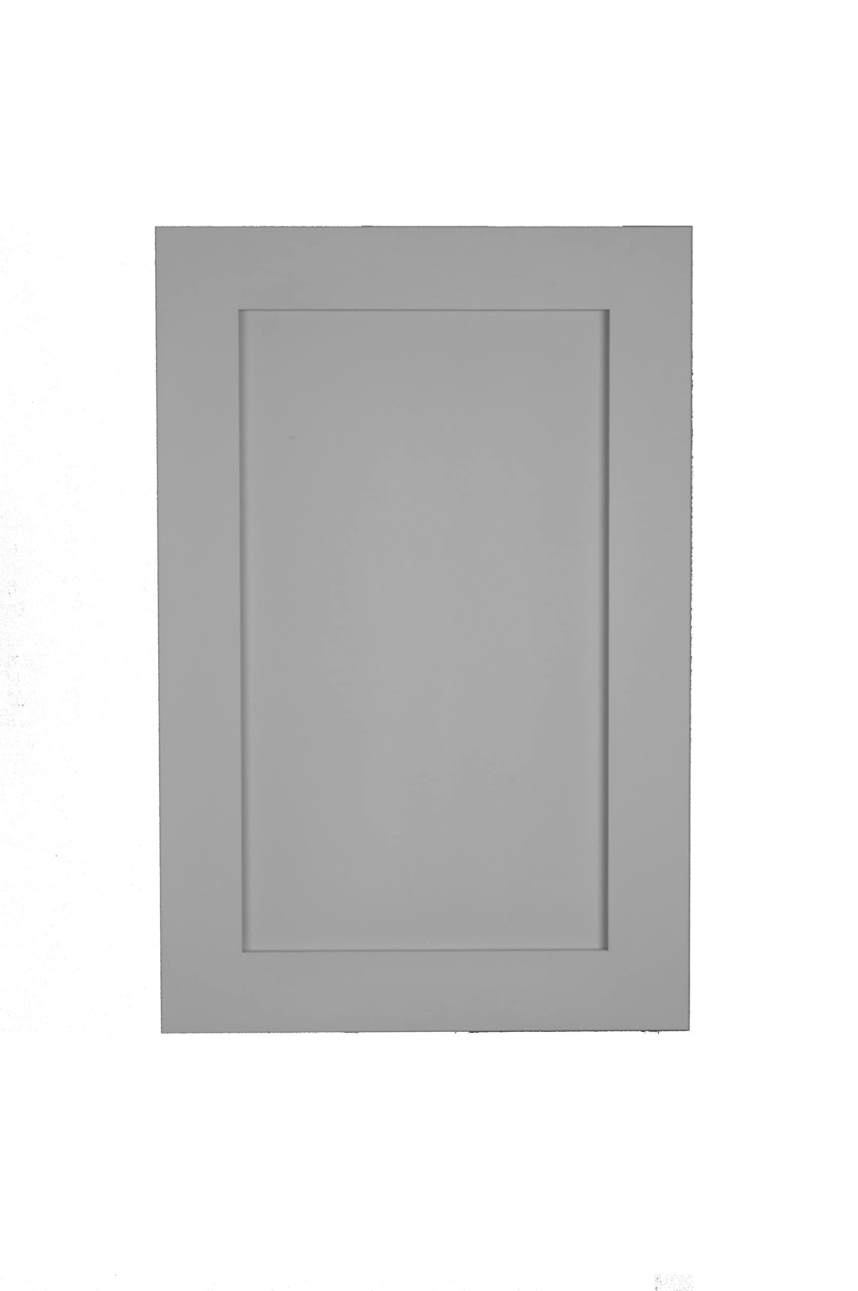 Florida Breeze Cabinets Fieldview Shaker Style Frameless Recessed Solid Wood 14 x 18 Primed Gray Medicine Cabinet