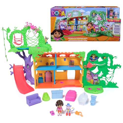 Dora The Explorer Playset CasitaPlyst EN FR SP, Multicolor, 91,4 cm (Spin Master 0681147063860)