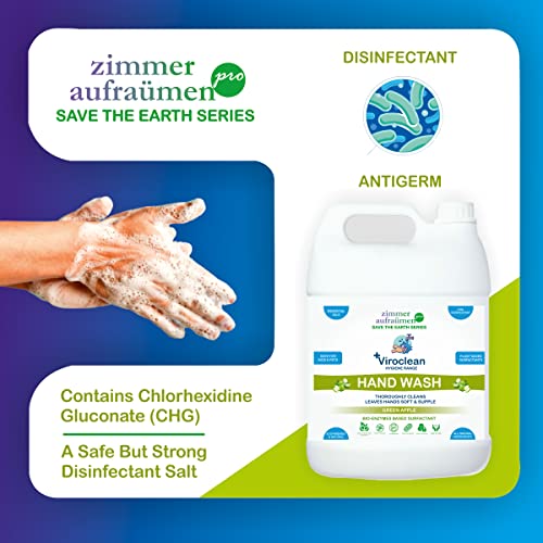 Image of Zimmer Aufraumen Pro Hand Wash Green Apple 5Lit. Bio Enzymes Based Surfactan