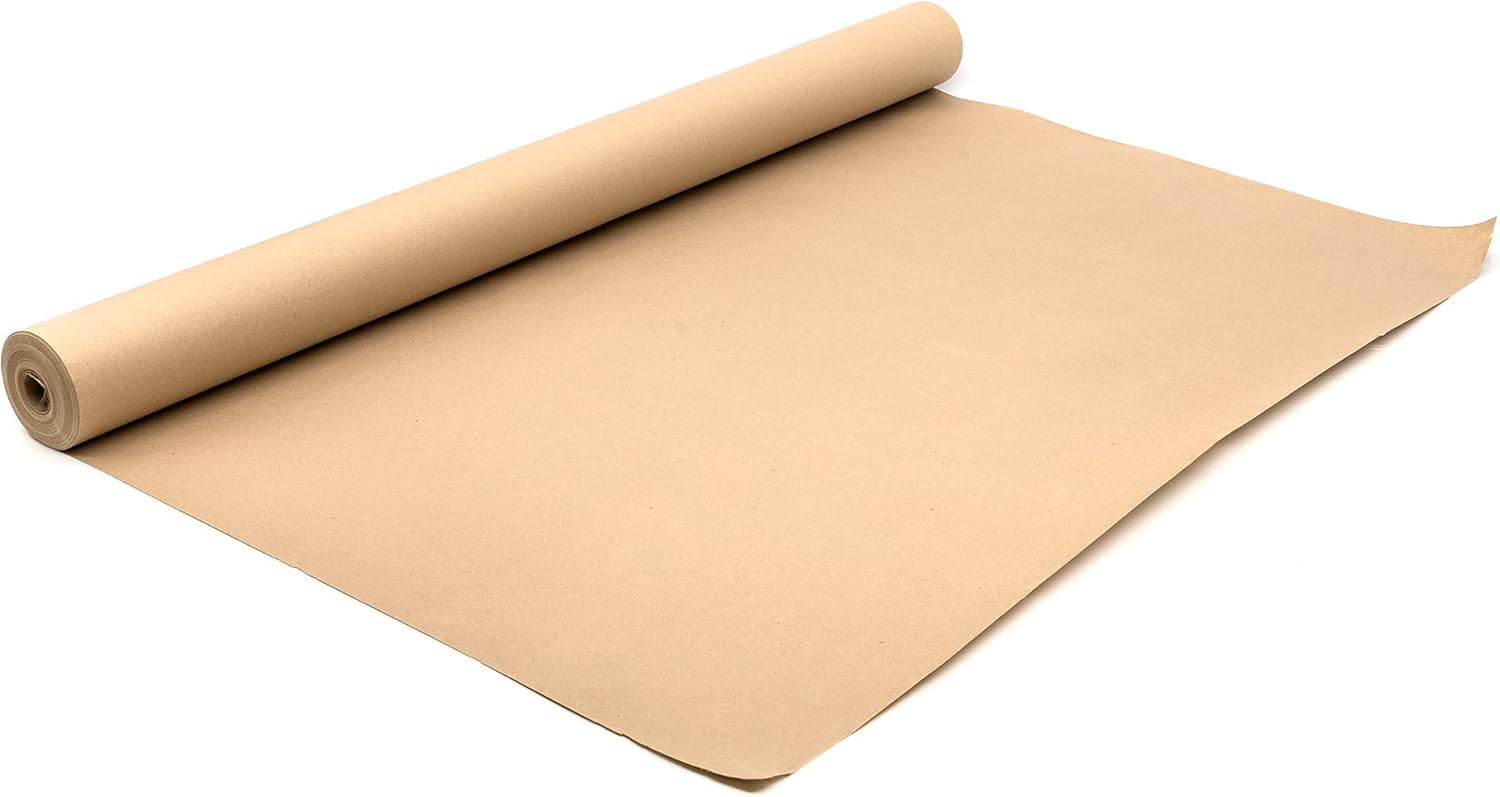 Pack of 20 Brown Kraft Wrapping Paper Rolls 750mm x 5m - Ideal for Gift Wrapping, Parcel Packing, Arts & Craft