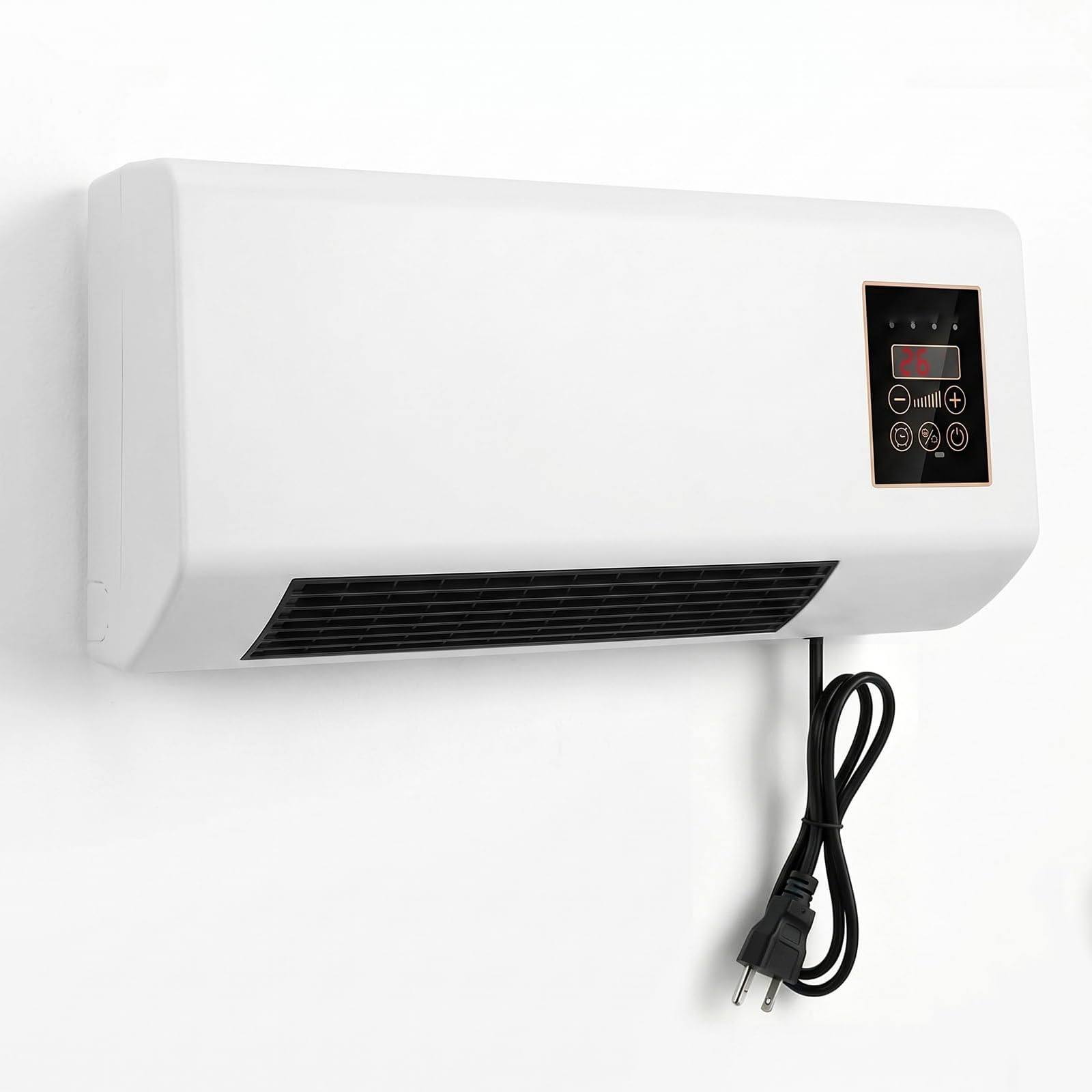 Climatizzatore Portatile Senza Condotti, Condizionatore D'Aria Da Parete | Raffreddamento e riscaldamento rapidi, ultra silenzioso, installazione a parete semplice, per camera da letto e soggiorno