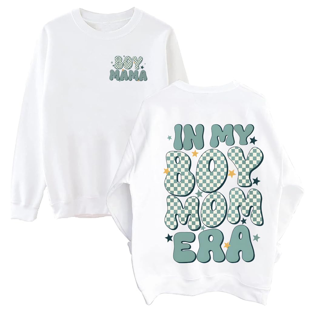In My Boy Mom Era Sweatshirt, Boy Mom sweatshirt, Funny Boy Mama Sweatshirt