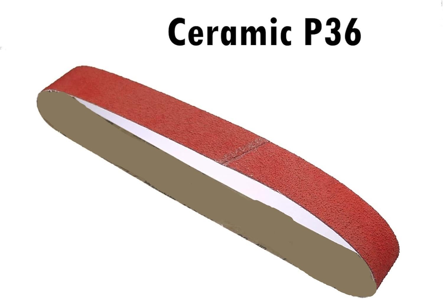 VSM XK850X Ceramiczne paski ścierne do szlifowania, 4 sztuki, do szlifowania metali, wiele rozmiarów(P36,915x50mm)