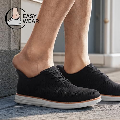 Bruno Marc Men's Hands Free Slip On Casual Dress Shoes Mesh Sneakers Lace-Up Breathable Lightweight Comfortable Walking Shoes4