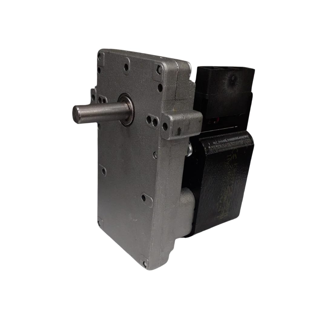 Motoriduttore per stufe e caminetti a pellet. Velocità: 5rpm, diametro albero: 8.5mm