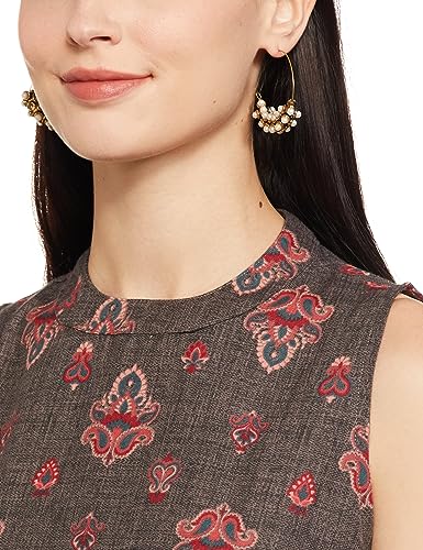 Image of KETCH Polyester Women's Regular Fit Printed Sleeveless Kurta With Pant & Dupatta