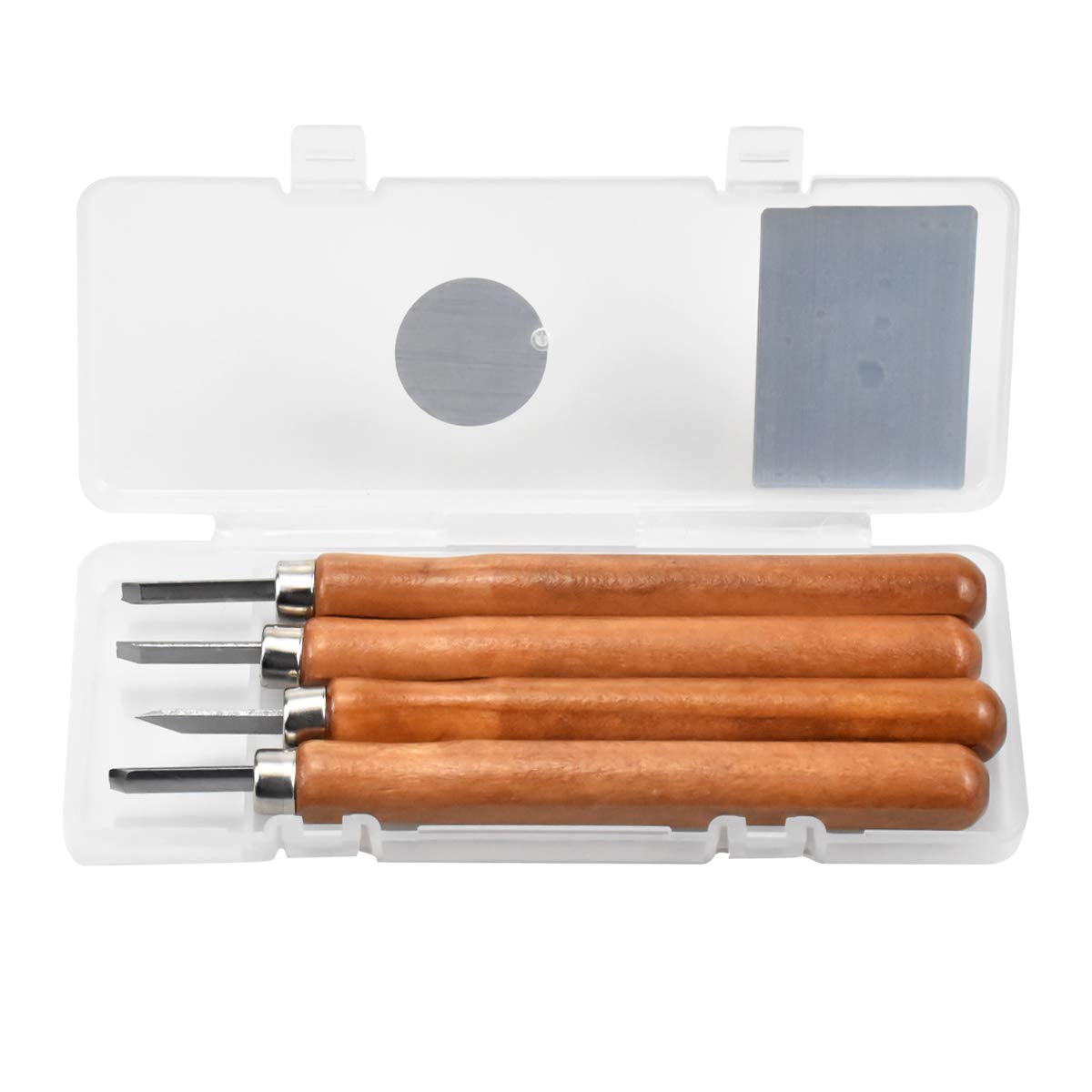4 Pezzi Kit di Strumenti per Intaglio Coltello da Intaglio per Principianti e Professionisti