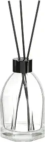 Frasco Difusor Aromatizador 200ml Vidro Varetas Banheiro (Preto)