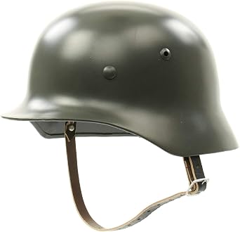 German WWII M35 Steel Helmet- Stahlhelm 35 WW2 M1935- Extra Large Shell- Size 70