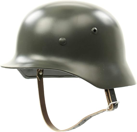 German WWII M35 Steel Helmet- Stahlhelm 35 WW2 M1935- Extra Large Shell- Size 70