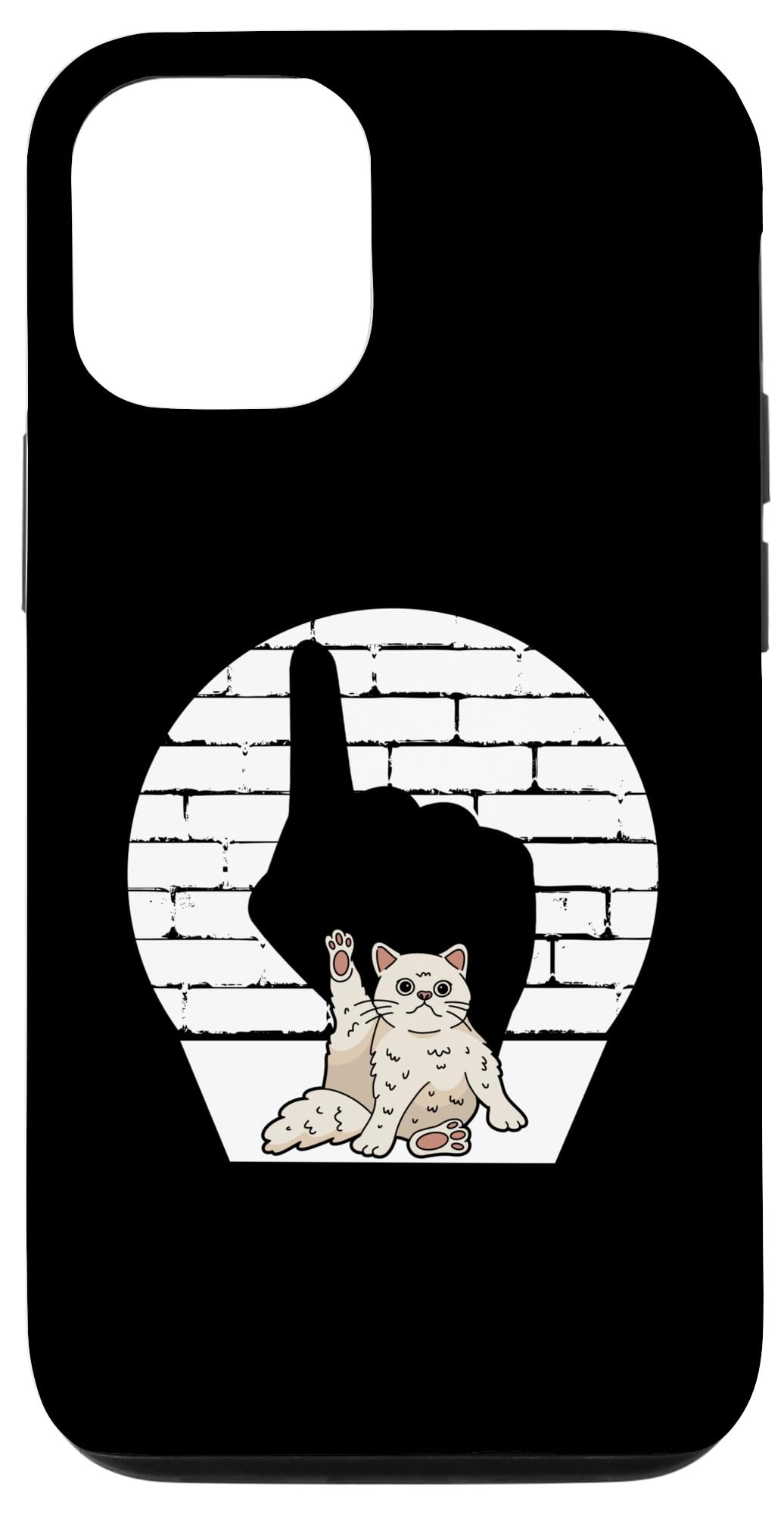 Amazon.co.jp: iPhone 14 中指を立てる猫 スマホケース : 家電