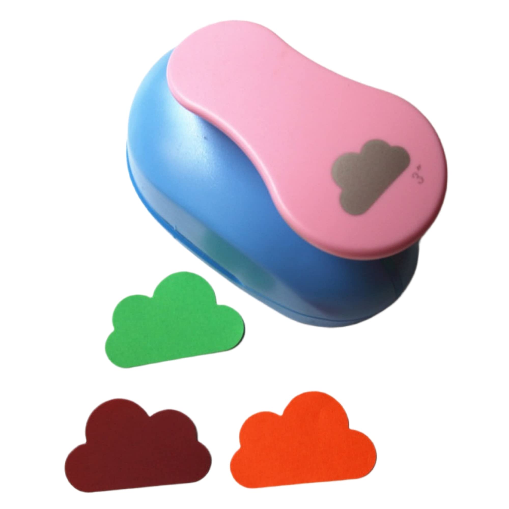 CADY Crafts Punch 3-Inch Paper Punches Craft Punches (Clouds)