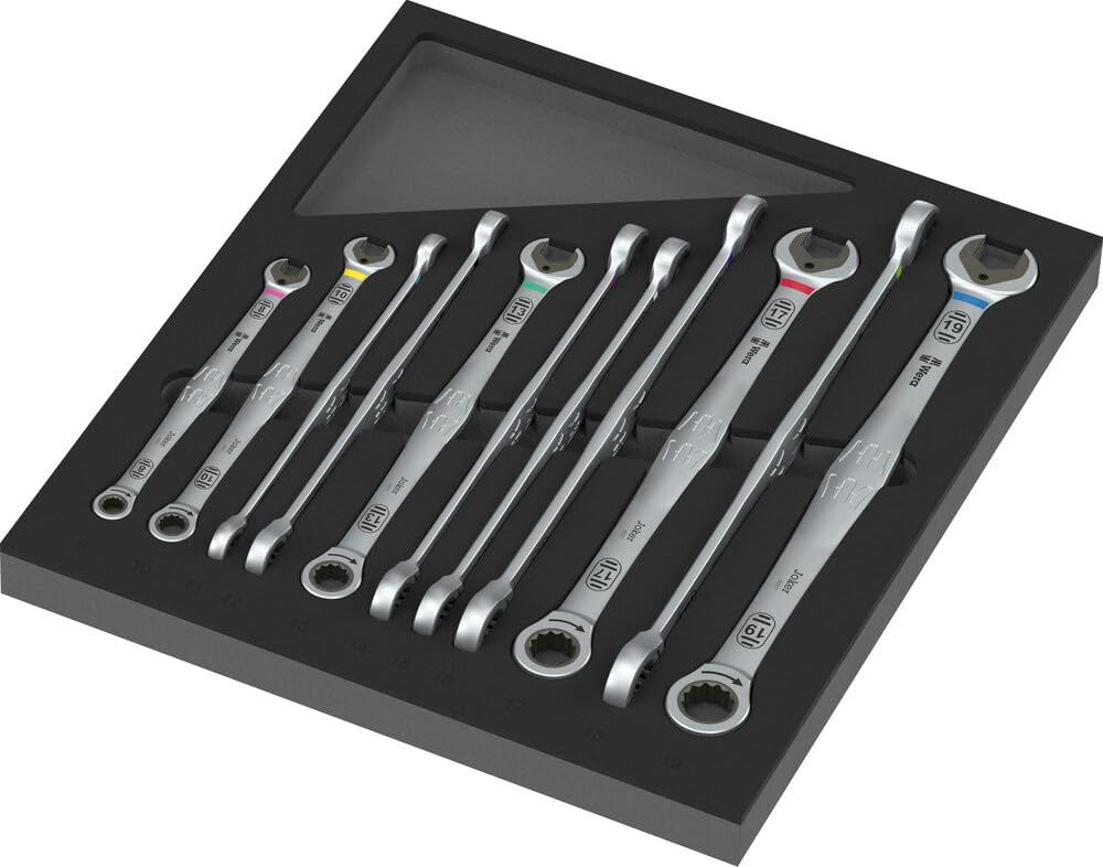 Wera 05150125001 9735 Schaumstoffeinlage 6007 Joker Set 1, 12-teilig