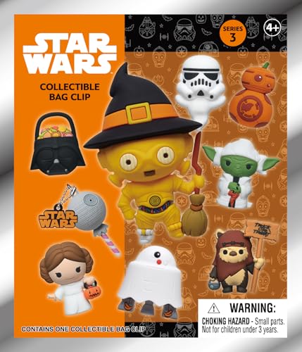 Clip de bolsa de espuma 3D Star Wars llavero coleccionable Halloween en bolsa ciega sorpresa