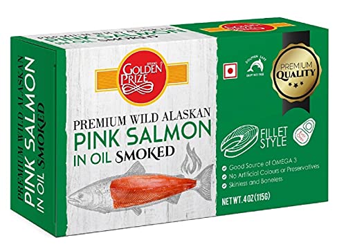 See full amazon price history chart for Golden Prize Wild Alaskan Smoked Pink Salmon Fillet in Oil, 115g, 1.0 Count Golden Prize Wild Alaskan Smoked Pink Salmon Fillet in Oil, 115g, 1.0 Count (B078213R5M) Amazon Price History, Amazon Price Tracker